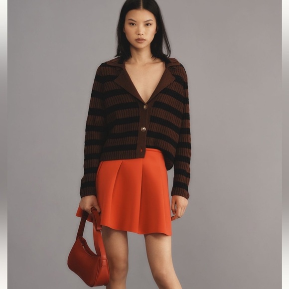 NWT Maeve pleated scuba miniskirt - Picture 11 of 12